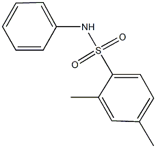 2,4-dimethyl-N-phenylbenzenesulfonamide Struktur