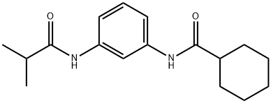 N-[3-(isobutyrylamino)phenyl]cyclohexanecarboxamide Struktur