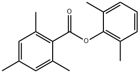 2,6-dimethylphenyl 2,4,6-trimethylbenzoate Struktur