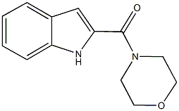 2-(4-morpholinylcarbonyl)-1H-indole Struktur