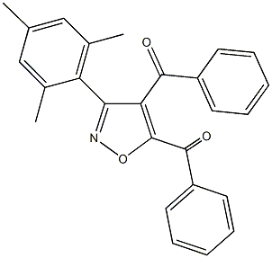 (5-benzoyl-3-mesitylisoxazol-4-yl)(phenyl)methanone Struktur