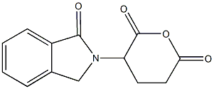 3-(1-oxo-1,3-dihydro-2H-isoindol-2-yl)dihydro-2H-pyran-2,6(3H)-dione Struktur