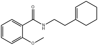 N-[2-(1-cyclohexen-1-yl)ethyl]-2-methoxybenzamide Struktur