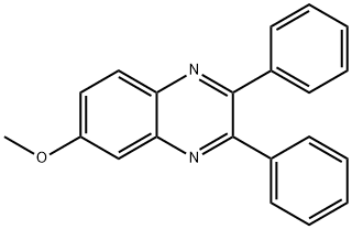 2,3-diphenyl-6-quinoxalinyl methyl ether Struktur