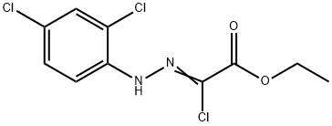 ethyl chloro[(2,4-dichlorophenyl)hydrazono]acetate Struktur