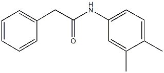 N-(3,4-dimethylphenyl)-2-phenylacetamide Struktur