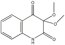 3,3-dimethoxy-2,4(1H,3H)-quinolinedione Struktur