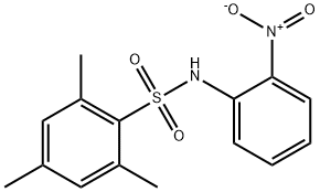 N-{2-nitrophenyl}-2,4,6-trimethylbenzenesulfonamide Struktur