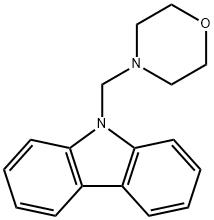 9-(4-morpholinylmethyl)-9H-carbazole Struktur