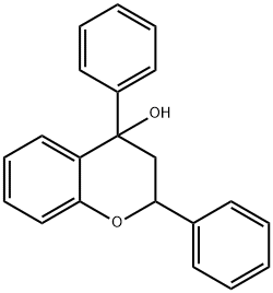 2,4-diphenyl-4-chromanol Struktur