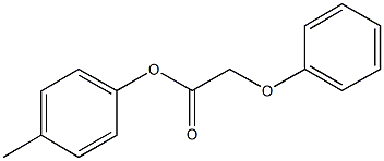 4-methylphenylphenoxyacetate Struktur