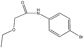 N-(4-bromophenyl)-2-ethoxyacetamide Struktur