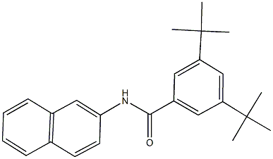 3,5-ditert-butyl-N-(2-naphthyl)benzamide Struktur