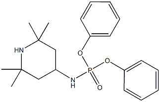 diphenyl 2,2,6,6-tetramethyl-4-piperidinylamidophosphate Struktur