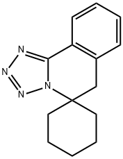 5,6-dihydrospiro(tetraazolo[5,1-a]isoquinoline-5,1'-cyclohexane) Struktur