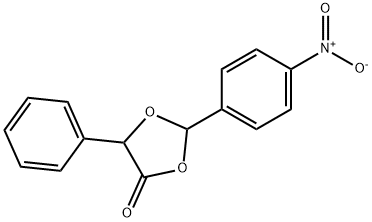 2-{4-nitrophenyl}-5-phenyl-1,3-dioxolan-4-one Struktur