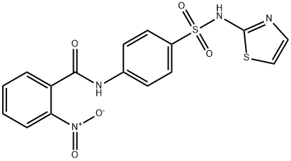 2-nitro-N-{4-[(1,3-thiazol-2-ylamino)sulfonyl]phenyl}benzamide Struktur