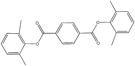 bis(2,6-dimethylphenyl) terephthalate Struktur