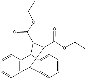 diisopropyl 9,10-dihydro-9,10-ethanoanthracene-11,12-dicarboxylate Struktur