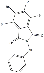 2-anilino-4,5,6,7-tetrabromo-1H-isoindole-1,3(2H)-dione Struktur