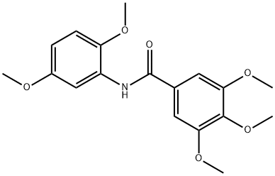 N-(2,5-dimethoxyphenyl)-3,4,5-trimethoxybenzamide Struktur