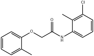 N-(3-chloro-2-methylphenyl)-2-(2-methylphenoxy)acetamide Struktur