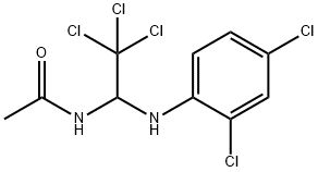 N-[2,2,2-trichloro-1-(2,4-dichloroanilino)ethyl]acetamide Struktur