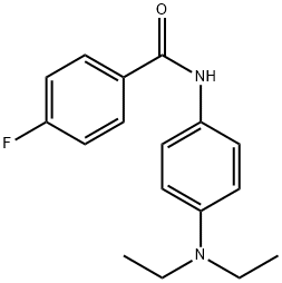 N-[4-(diethylamino)phenyl]-4-fluorobenzamide Struktur