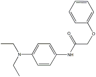 N-[4-(diethylamino)phenyl]-2-phenoxyacetamide Struktur