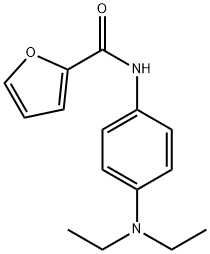 N-[4-(diethylamino)phenyl]-2-furamide Struktur