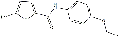 5-bromo-N-(4-ethoxyphenyl)-2-furamide Struktur