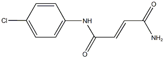 N~1~-(4-chlorophenyl)-2-butenediamide Struktur