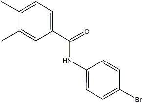 N-(4-bromophenyl)-3,4-dimethylbenzamide Struktur