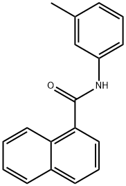 N-(3-methylphenyl)-1-naphthamide Struktur