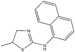 N-(5-methyl-4,5-dihydro-1,3-thiazol-2-yl)-N-(1-naphthyl)amine Struktur