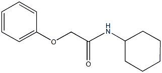 N-cyclohexyl-2-phenoxyacetamide Struktur