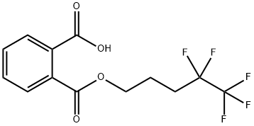 2-{[(4,4,5,5,5-pentafluoropentyl)oxy]carbonyl}benzoic acid Struktur