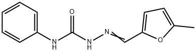 5-methyl-2-furaldehyde N-phenylsemicarbazone Struktur