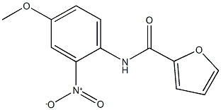 N-[2-nitro-4-(methyloxy)phenyl]furan-2-carboxamide Struktur