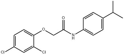 2-(2,4-dichlorophenoxy)-N-(4-isopropylphenyl)acetamide Struktur