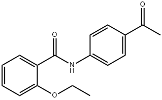 N-(4-acetylphenyl)-2-ethoxybenzamide Struktur