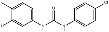 N-(4-chlorophenyl)-N'-(3-iodo-4-methylphenyl)urea Struktur