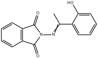 2-{[1-(2-hydroxyphenyl)ethylidene]amino}-1H-isoindole-1,3(2H)-dione Struktur