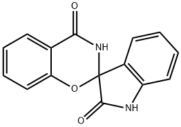 2'-hydroxy-2,3-dihydrospiro[4H-1,3-benzoxazine-2,3'-(3'H)-indole]-4-one Struktur