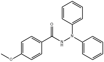 4-methoxy-N',N'-diphenylbenzohydrazide Struktur