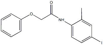 N-(4-iodo-2-methylphenyl)-2-phenoxyacetamide Struktur