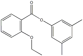 3,5-dimethylphenyl 2-ethoxybenzoate Struktur