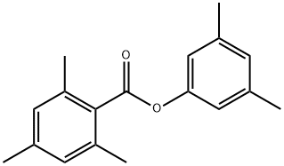 3,5-dimethylphenyl 2,4,6-trimethylbenzoate Struktur