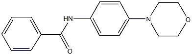 N-[4-(4-morpholinyl)phenyl]benzamide Struktur