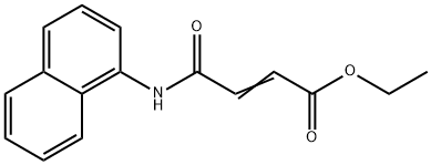 ethyl 4-(1-naphthylamino)-4-oxo-2-butenoate Struktur